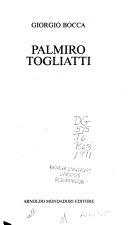 Copertina  Palmiro Togliatti