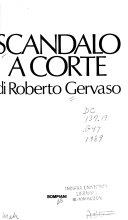 Copertina  Scandalo a corte